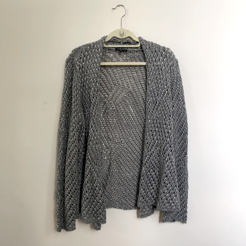 Eileen Fisher Open Sweater Sz 2XL Alpaca Nylon